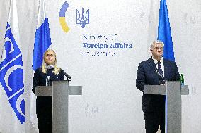 Press conference of Foreign Ministers of Ukraine and Finland