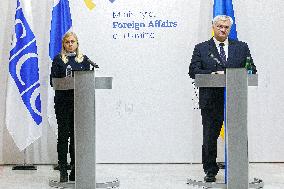 Press conference of Foreign Ministers of Ukraine and Finland