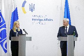 Press conference of Foreign Ministers of Ukraine and Finland