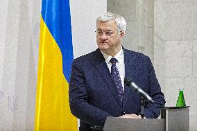 Press conference of Foreign Ministers of Ukraine and Finland