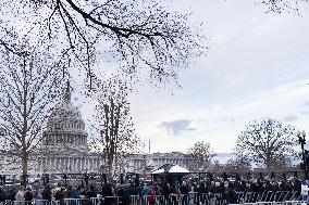 Thousands Visit Jimmy Carter As He Lay In State At U.S. Capitol