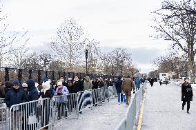 Thousands Visit Jimmy Carter As He Lay In State At U.S. Capitol