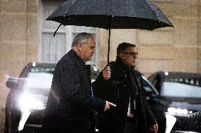 Council Of Ministers Of The French Government At The Elysée Palace, In Paris