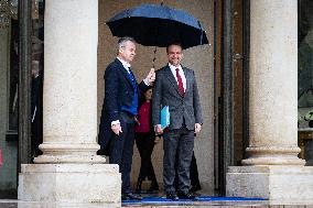 Council Of Ministers Of The French Government At The Elysée Palace, In Paris