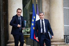 Council Of Ministers Of The French Government At The Elysée Palace, In Paris