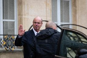 Council Of Ministers Of The French Government At The Elysée Palace, In Paris