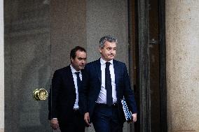 Council Of Ministers Of The French Government At The Elysée Palace, In Paris