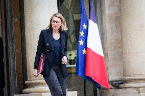 Council Of Ministers Of The French Government At The Elysée Palace, In Paris