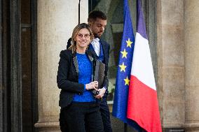 Council Of Ministers Of The French Government At The Elysée Palace, In Paris