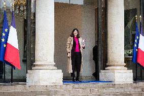 Council Of Ministers Of The French Government At The Elysée Palace, In Paris