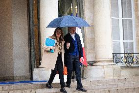 Council Of Ministers Of The French Government At The Elysée Palace, In Paris