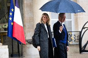 Council Of Ministers Of The French Government At The Elysée Palace, In Paris