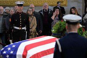 DC: Former President Jimmy Carter hold a Lie in State Ceremony