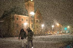 Snow In Cologne