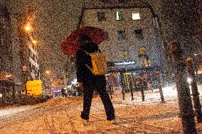 Snow In Cologne