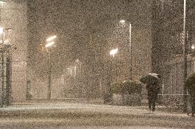 Snow In Cologne