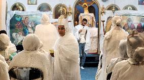 The Christmas Of The Ethiopians In Athens