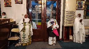 The Christmas Of The Ethiopians In Athens