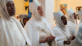 The Christmas Of The Ethiopians In Athens