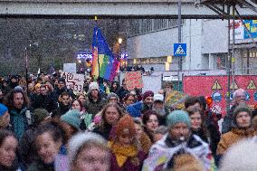 Protest Against AFD Demo In Cologne