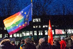 Protest Against AFD Demo In Cologne