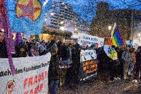 Protest Against AFD Demo In Cologne