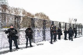 Members Of The 'J6th Community' Gather Outside US Capitol