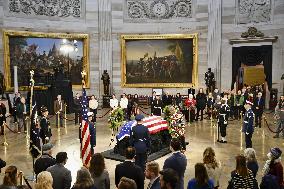 Jimmy Carter's casket