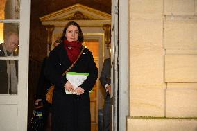 Sophie Binet After Talks With French Prime Minister - Paris