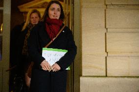 Sophie Binet After Talks With French Prime Minister - Paris