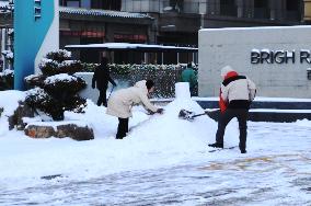 Heavy Snow Hit Yantai