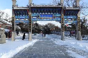 Heavy Snow Hit Yantai