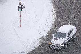 Heavy Snow Hit Yantai