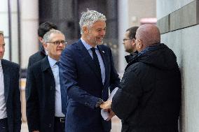 Les Republicains (LR) party arrives for a Meeting on the preparation of the 2025 Budget - Paris AJ