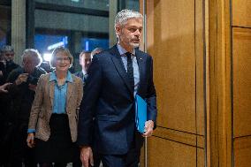 Les Republicains (LR) party arrives for a Meeting on the preparation of the 2025 Budget - Paris AJ