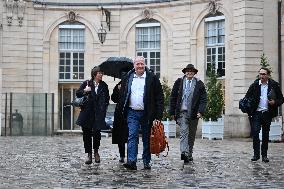 Francois Hommeril Meets With French PM - Paris