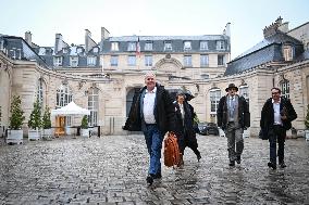 Francois Hommeril Meets With French PM - Paris