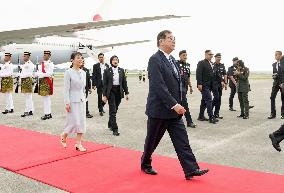 Japan PM Ishiba arrives in Malaysia