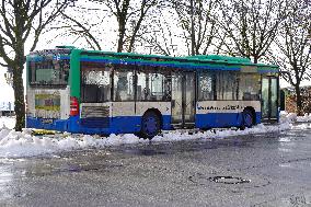 MVV Buses At Starnberg Station In Upper Bavaria