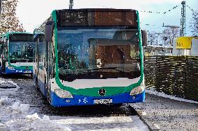 MVV Buses At Starnberg Station In Upper Bavaria