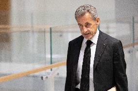 Nicolas Sarkozy’s trial for illegal campaign financing from Lybia day 3 - Paris