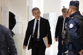 Nicolas Sarkozy’s trial for illegal campaign financing from Lybia day 3 - Paris