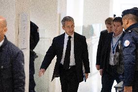 Nicolas Sarkozy’s trial for illegal campaign financing from Lybia day 3 - Paris