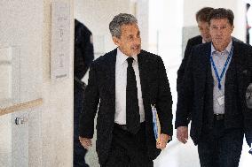 Nicolas Sarkozy’s trial for illegal campaign financing from Lybia day 3 - Paris