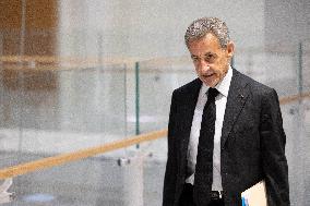 Nicolas Sarkozy’s trial for illegal campaign financing from Lybia day 3 - Paris