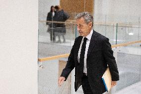 Nicolas Sarkozy’s trial for illegal campaign financing from Lybia day 3 - Paris