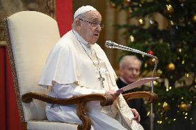 Pope Francis Wishes of the Diplomatic Corps - Vatican