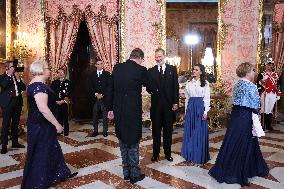 Royals At Reception For The Diplomatic Corps - Madrid