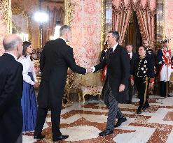 Royals At Reception For The Diplomatic Corps - Madrid