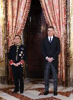 Royals At Reception For The Diplomatic Corps - Madrid